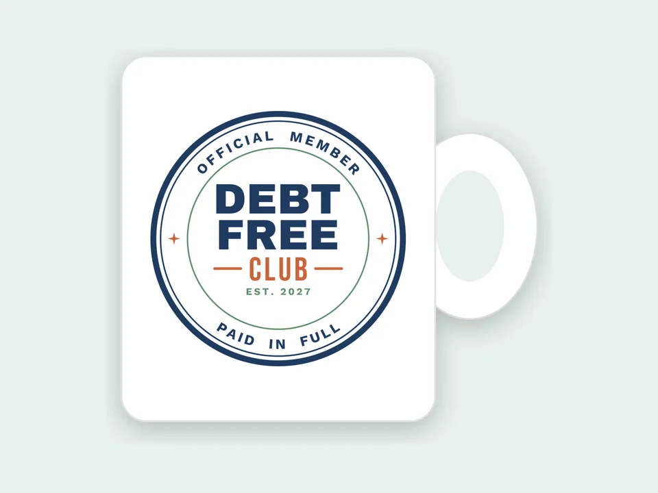 Debt Free Club Mug