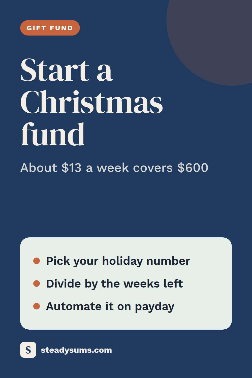 How to start a Christmas savings fund (and how much to save each week)