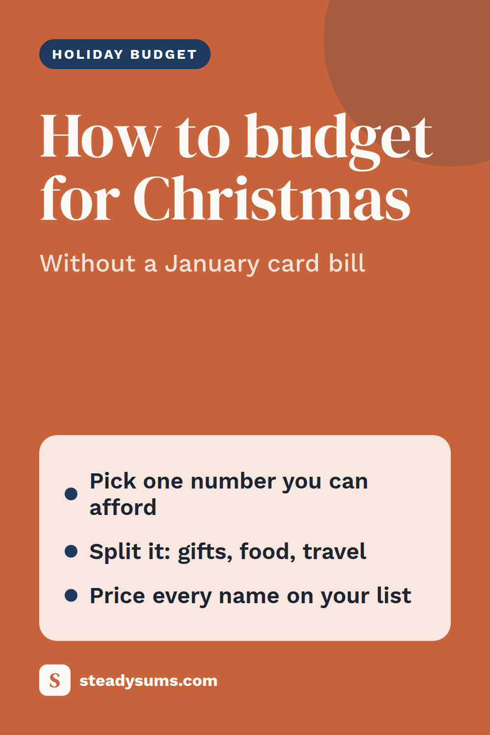How to budget for Christmas (without a January hangover)