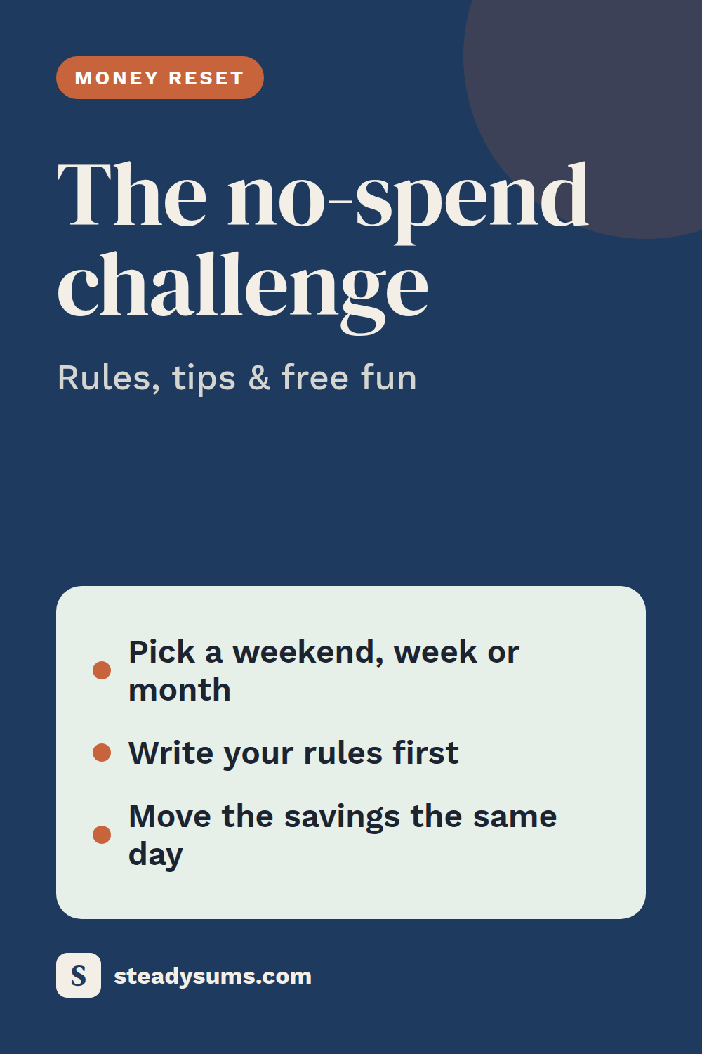 How to do a no-spend challenge (and actually save money)