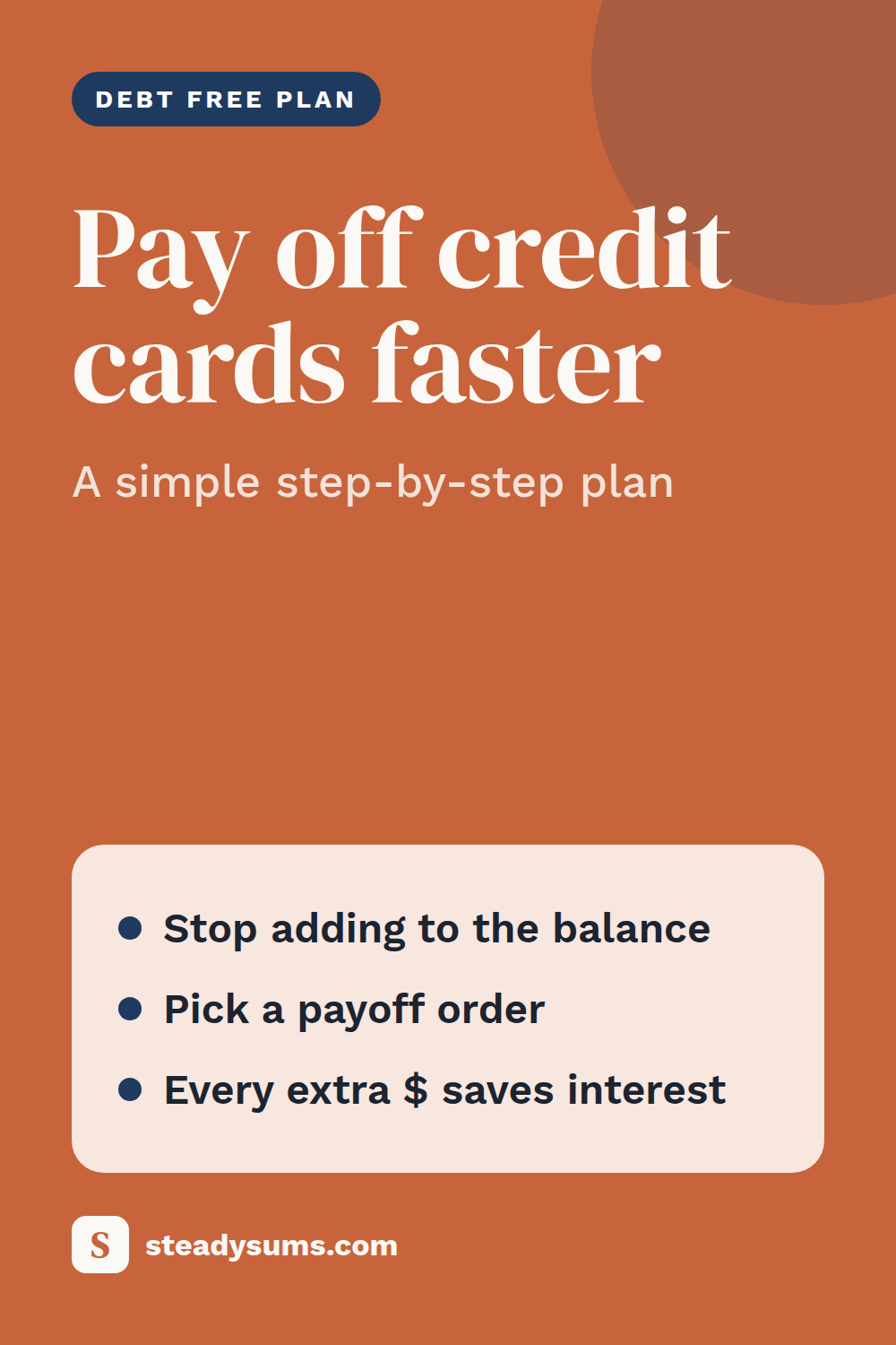 How to pay off credit card debt faster